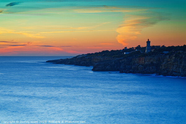 Cascais Bay sunset Picture Board by Dudley Wood