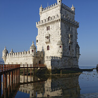 Buy canvas prints of Belem Tower by Dudley Wood