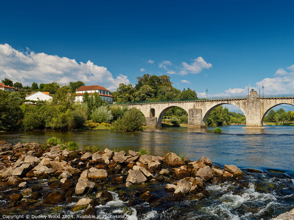 Ponte da Barca 4 Picture Board by Dudley Wood