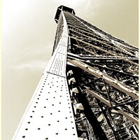 Buy canvas prints of Abstract Eiffel  by Chris Chung