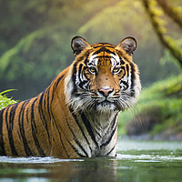 Buy canvas prints of Beautiful Tiger by Artificial Adventures