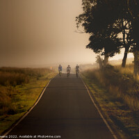 Buy canvas prints of Early morning cycle by Pete Stevens