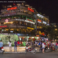 Buy canvas prints of Hanoi Nightlife by martin berry