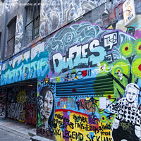 Buy canvas prints of Street Art Melbourne  by martin berry