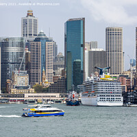 Buy canvas prints of Sydney Circular Quay and Cityscape by martin berry