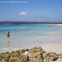 Buy canvas prints of Hyams Beach New South Wales,Australia by martin berry