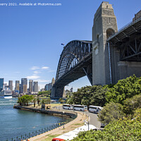 Buy canvas prints of Sydney Harbour Bridge and Sydney skyline by martin berry