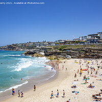 Buy canvas prints of Tamarama Beach in Sydney Summers Day by martin berry
