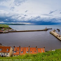 Buy canvas prints of Whitby harbour  by Christopher Murratt