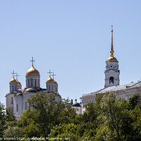 Buy canvas prints of Uspensky Cathedral in the city of Vladimir, central Russia  by Alexander Usenko