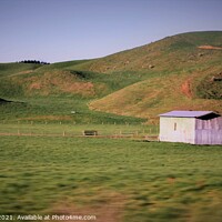Buy canvas prints of Farm shed in rural New Zealand by Errol D'Souza