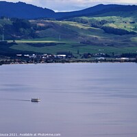 Buy canvas prints of Tourist Boat cruising along Lake Rotorua by Errol D'Souza