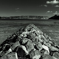 Buy canvas prints of Black and White Rock Wall  by Errol D'Souza