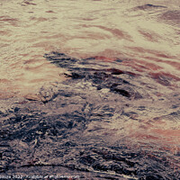 Buy canvas prints of Sea Water Swirling Over Rocks by Errol D'Souza