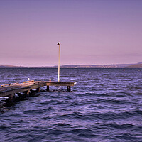 Buy canvas prints of Lake Rotorua Pier at Parawai Bay by Errol D'Souza