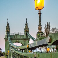 Buy canvas prints of Hammersmith Bridge by James Brodnicki