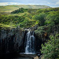 Buy canvas prints of Banishead Waterfall, Lake District by James Brodnicki