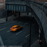 Buy canvas prints of New York Taxi by James Brodnicki
