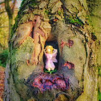Buy canvas prints of Fairy on the tree by Arion Espinola