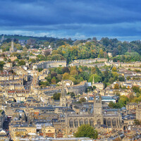 Buy canvas prints of View of Bath, Somerset,England  by Arion Espinola