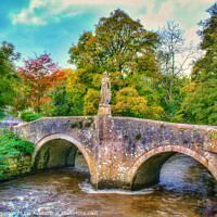 Buy canvas prints of Britannia on the bridge  Frome river  by Arion Espinola