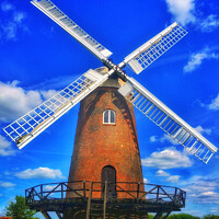 Buy canvas prints of  Wilton Wind Mill , England  by Arion Espinola