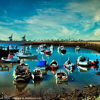 Buy canvas prints of Paddy's Hole South Gare Redcar by Mick Evans