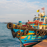 Buy canvas prints of a Ferry boat in the Gulf of Thailand	 by Wilfried Strang