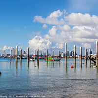 Buy canvas prints of A Pier in Pattaya district Chonburi Thailand Asia	 by Wilfried Strang