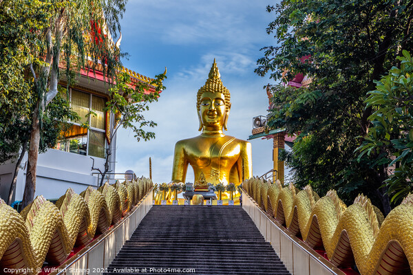 Big Buddha in Thailand Southeast Asia Picture Board by Wilfried Strang