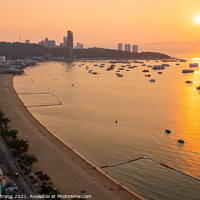 Buy canvas prints of the cityscape of Pattaya  District Chonburi Thailand by Wilfried Strang