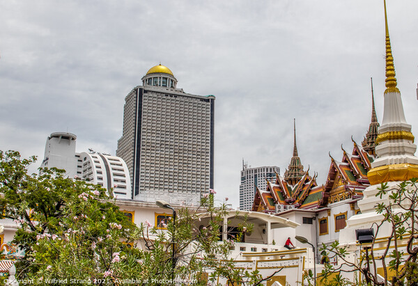 the cityscape of Bangkok Thailand Asia Picture Board by Wilfried Strang