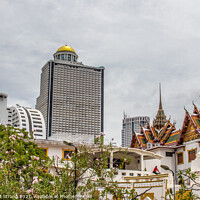 Buy canvas prints of the cityscape of Bangkok Thailand Asia by Wilfried Strang