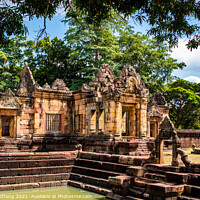 Buy canvas prints of Prasat Mueng Tam temple in Buriram Thailand Asia by Wilfried Strang