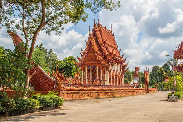 Wat Ban Na Muang in Ubon Ratchathani Thailand Asia Picture Board by Wilfried Strang