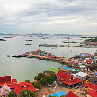 Buy canvas prints of Thai Koh Si Chang island in Thailand Asia by Wilfried Strang