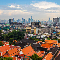 Buy canvas prints of Bangkok Metropolis  Thailand Southeast Asia by Wilfried Strang
