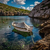 Buy canvas prints of Beautiful scenery coastline of the Maltese Islands by Maggie Bajada