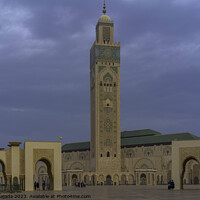 Buy canvas prints of Building of Hassan II Mosque, Casablanca. by Maggie Bajada