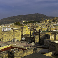 Buy canvas prints of Buildings surrounding of Fez Morocco. by Maggie Bajada