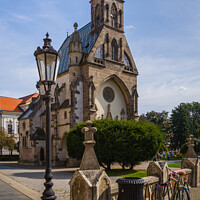 Buy canvas prints of Architecture of Chapel of St. Michal, Kosice, Hungary. by Maggie Bajada