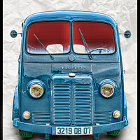 Buy canvas prints of classic french commercial Van   by Tim Shaw