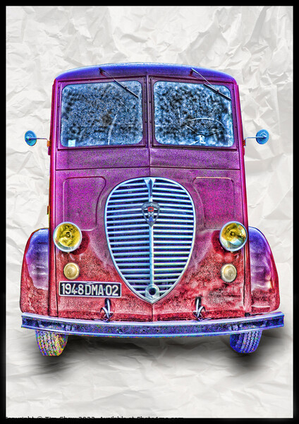 Classic french commercial van Picture Board by Tim Shaw