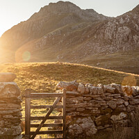 Buy canvas prints of Golden hour on Tryfan by Gerwyn Roberts