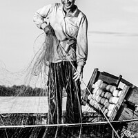 Buy canvas prints of Fisherman by Ian Miller
