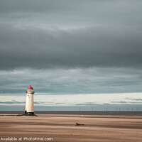 Buy canvas prints of Point of Arye lighthouse at Talacre, North Wales by Ian Miller