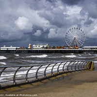 Buy canvas prints of South Pier at Blackpool, UK by Ian Miller