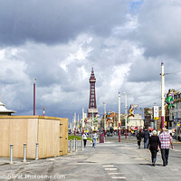 Buy canvas prints of Blackpool Tower and Promanard by Ian Miller