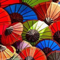 Buy canvas prints of Paper Brollies by Ian Miller