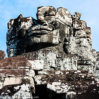 Buy canvas prints of Faces of Angkor, Cambodia by Ian Miller